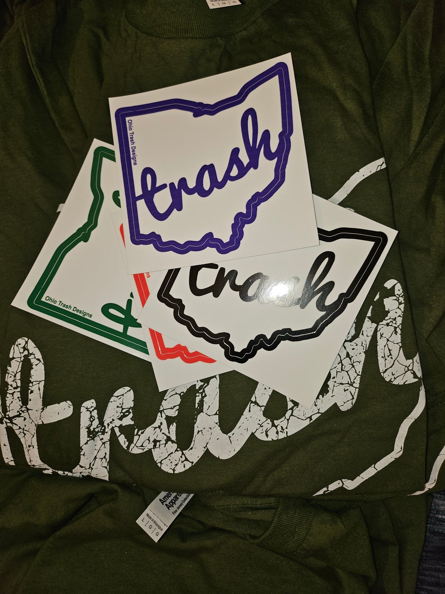 Ohio Trash stickers